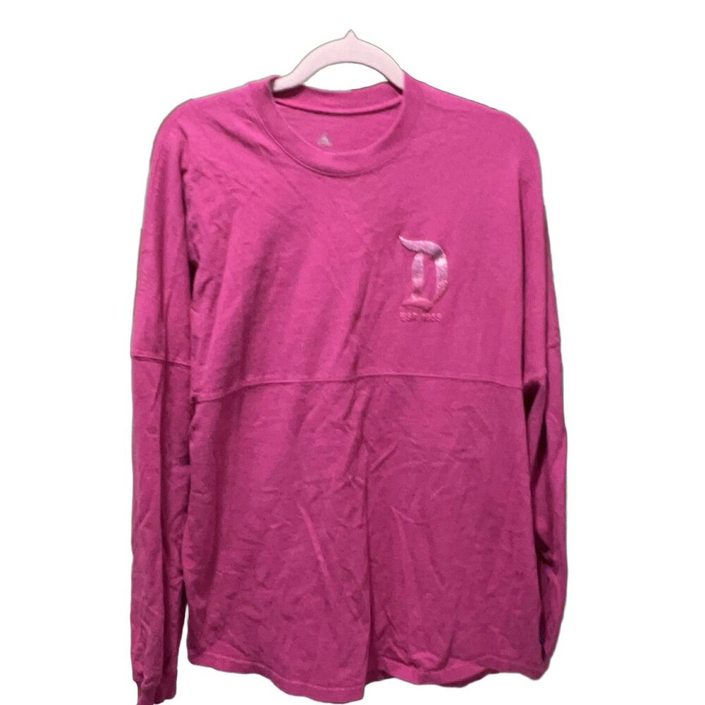 Disney Spirit Jersey Mickey Mouse Long Sleeve Shirt Pink XL